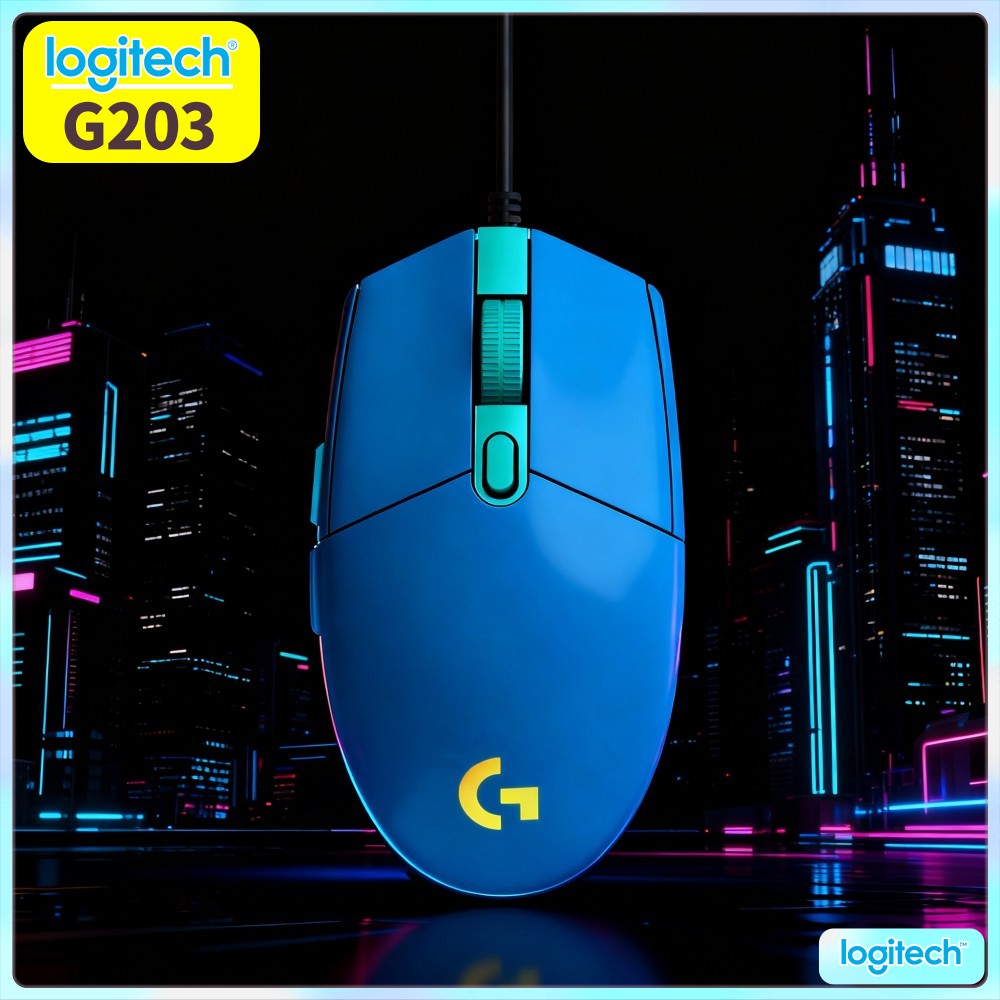 Logitech Mouse G203 - Logitech G203 Mouse Gaming Berkabel Pilihan