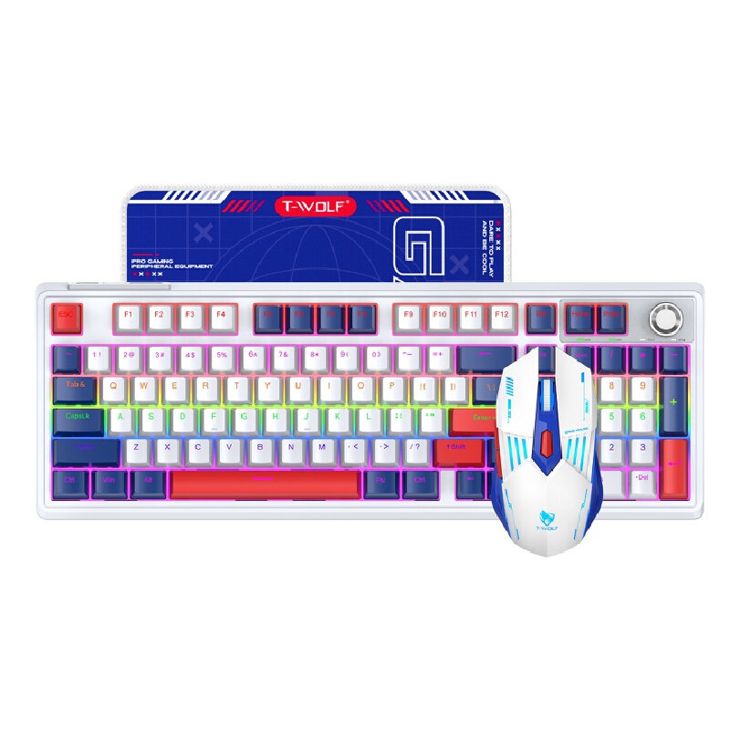Gaming Keyboard And Mouse Combo Wireless - Kombo Keyboard dan Mouse Mekanik RGB
