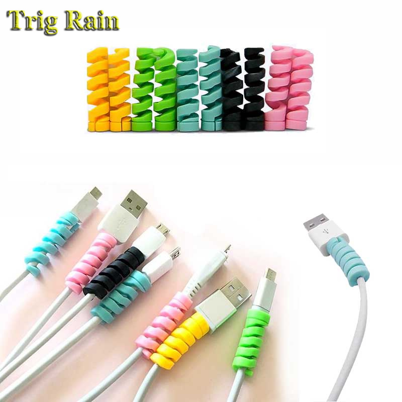 Coiled Usb Cable - Pelindung Kabel Spiral Data Silikon Bobbin
