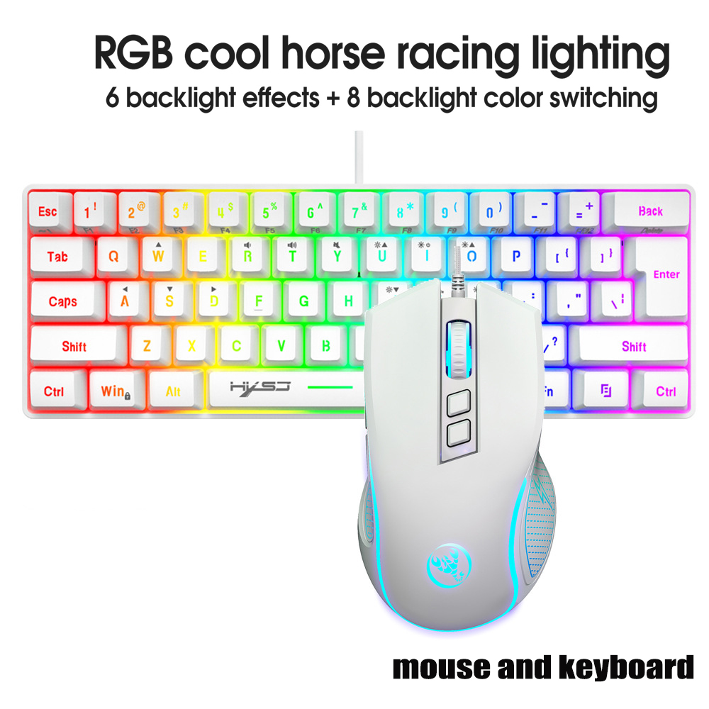 Gaming Keyboard Mouse Set - Keyboard dan Mouse Kit Gamer Keyboard