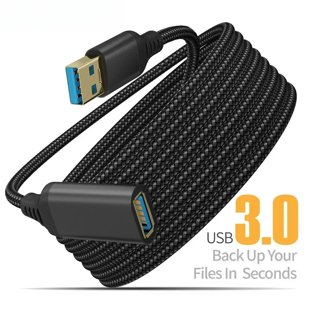 Coiled Usb Cable - Kabel Data Transmisi Kecepatan Tinggi USB