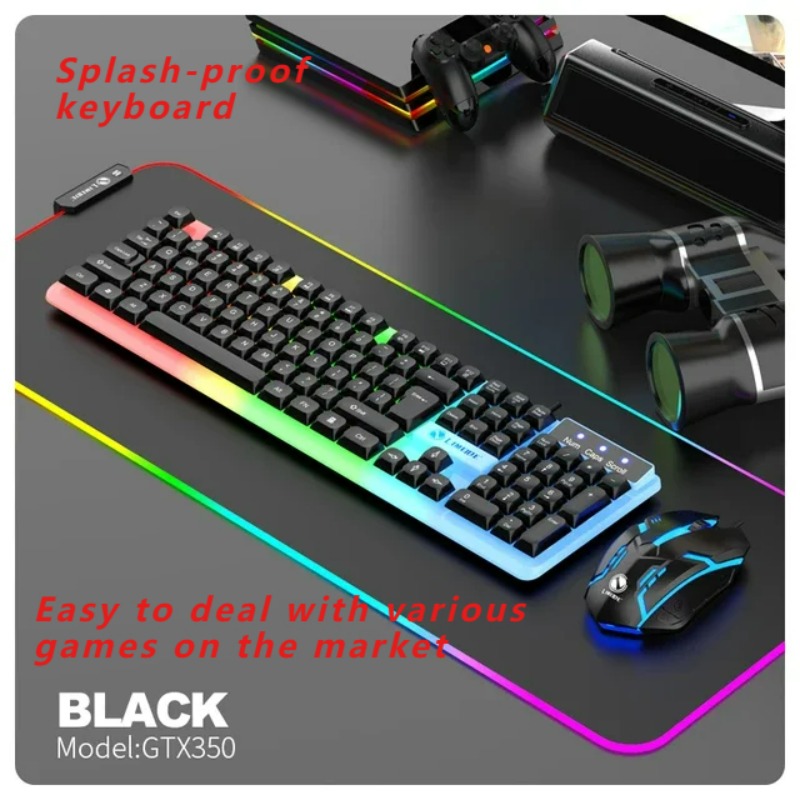 Gaming Keyboard Budget - GTX350 Baru Keyboard Gaming Mouse Combo