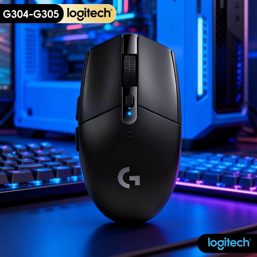 Logitech Mouse G203 - Mouse Nirkabel Logitech G304 Teknologi LIGHTSPEED