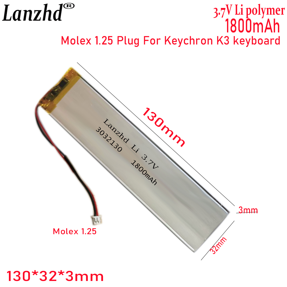 Gaming Keyboard Tester - 1-20 Buah Baterai Polimer Li 3032130