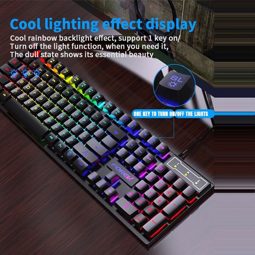 104 Tombol Keyboard Berkabel R - Gaming Keyboard Budget ulasan dan harga