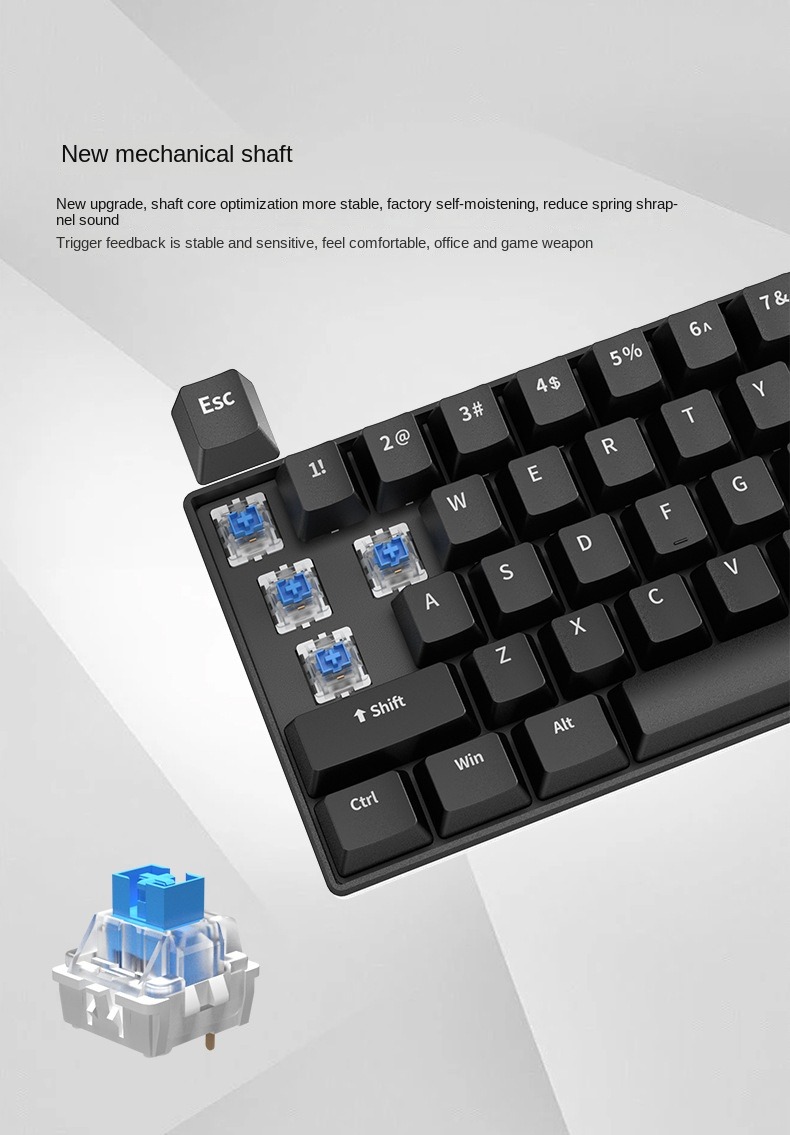 Keyboard Gaming Mekanik Putih  - Gaming Keyboard Budget ulasan dan harga
