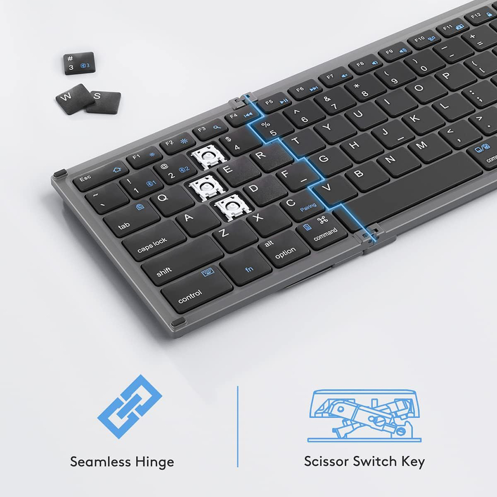 Keyboard Bluetooth lipat, papa - Gaming Keyboard Budget ulasan dan harga