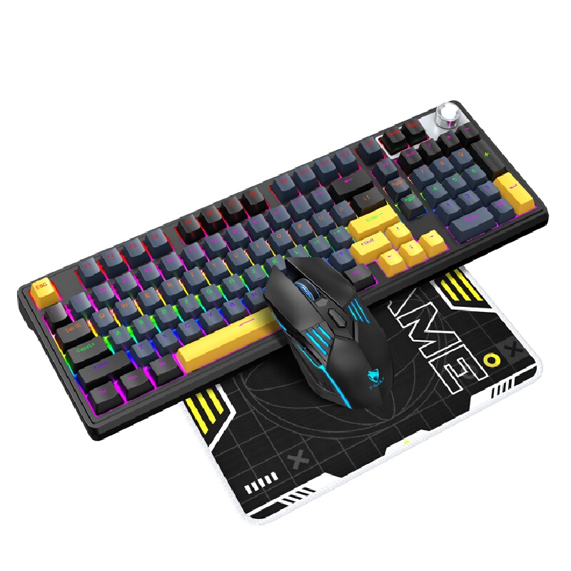 Kombo Keyboard dan Mouse Mekan - Gaming Keyboard And Mouse Combo Wireless ulasan dan harga