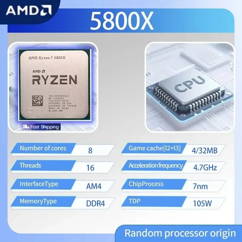 AMD Ryzen 7 5800X GHz, Soket A - Amd Cpu Ryzen 7 ulasan dan harga