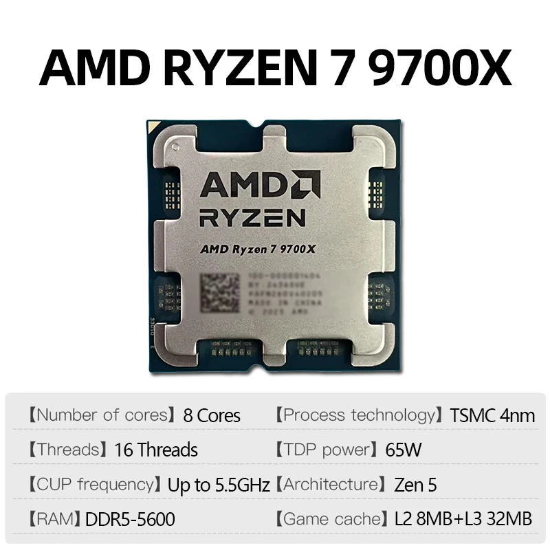 Prosesor CPU AMD Ryzen 7 9700X - Amd Cpu Ryzen 7 ulasan dan harga