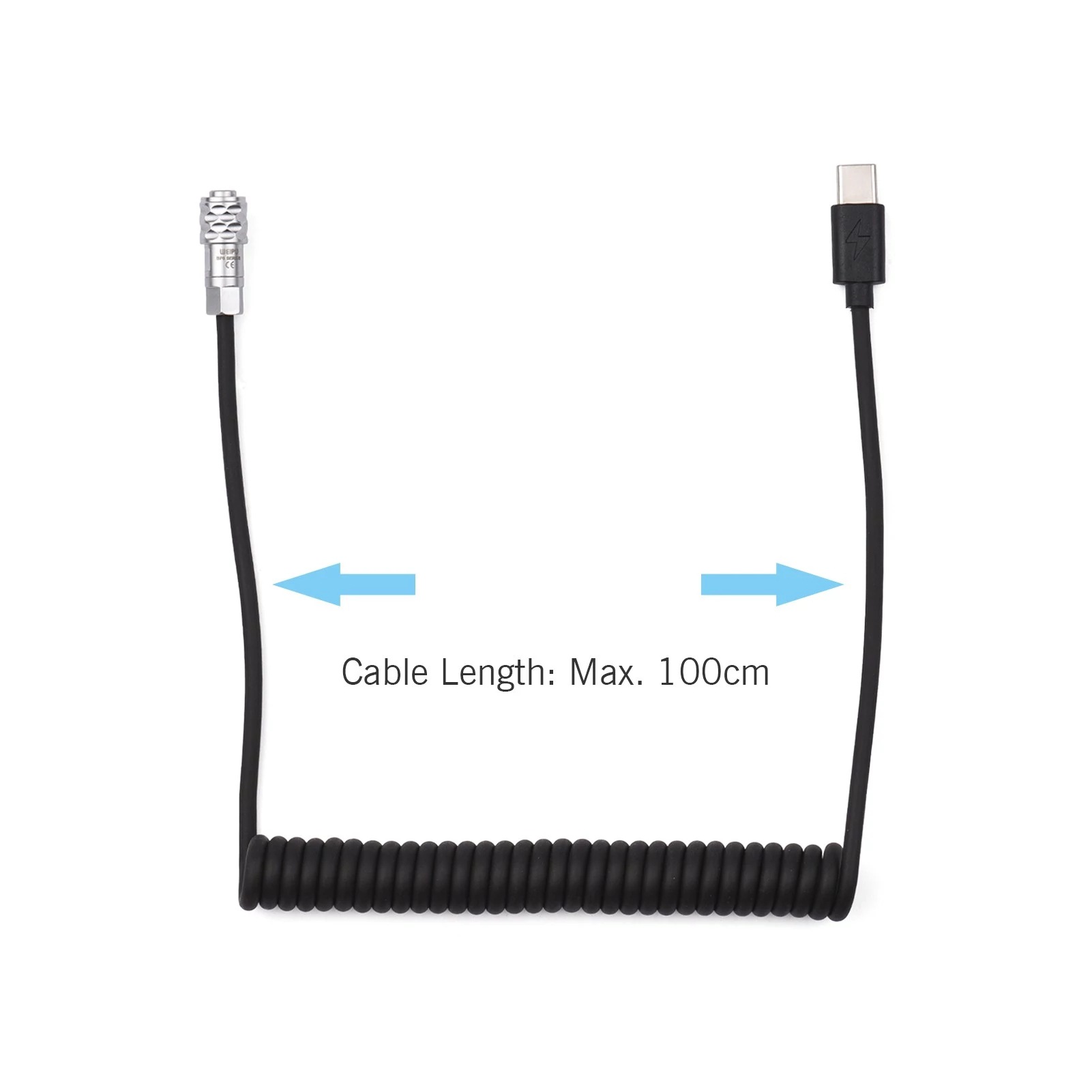 Kabel Ekstensi Daya Spiral USB - Coiled Usb Cable ulasan dan harga
