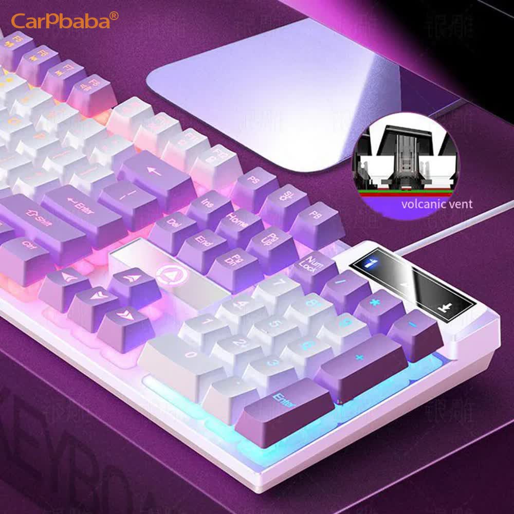Carpbaba K500 104 tombol USB k - Gaming Keyboard Budget ulasan dan harga