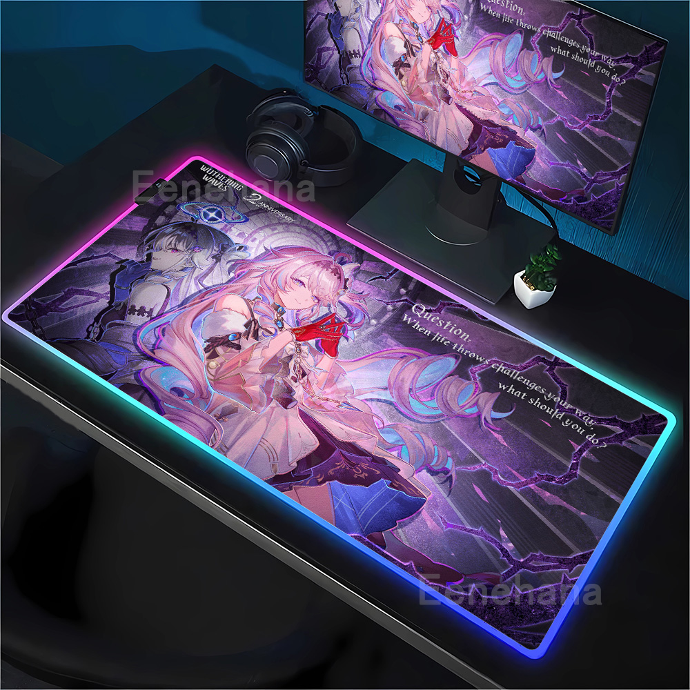 RGB Mousepad Gaming Wuthering  - Gaming Keyboard No Rgb ulasan dan harga