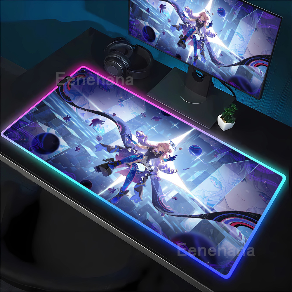 RGB Mousepad Gaming Wuthering  - Gaming Keyboard No Rgb ulasan dan harga