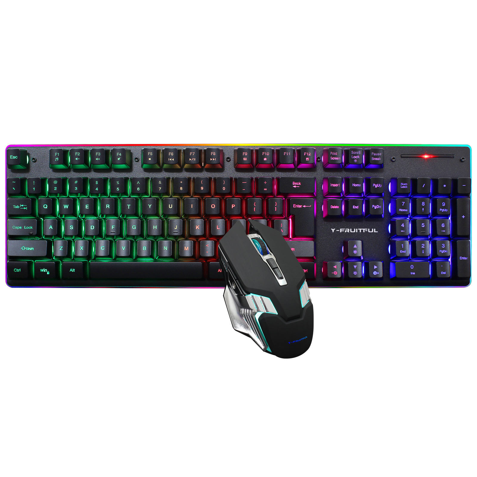 Kombo Keyboard dan Mouse Mekan - Gaming Keyboard And Mouse Combo Wireless ulasan dan harga