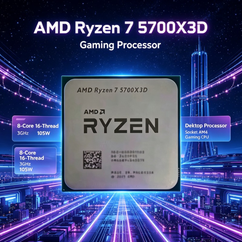 AMD Ryzen 7 5700X3D CPU Deskto - Amd Cpu Ryzen 7 ulasan dan harga