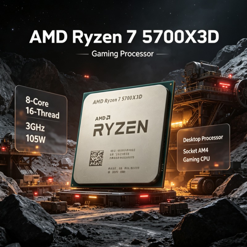 AMD Ryzen 7 5700X3D CPU Deskto - Amd Cpu Ryzen 7 ulasan dan harga