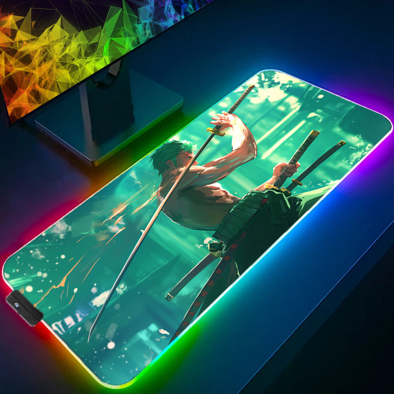 ONE PIECE Zoro Mouse Pad RGB A - Gaming Keyboard No Rgb ulasan dan harga