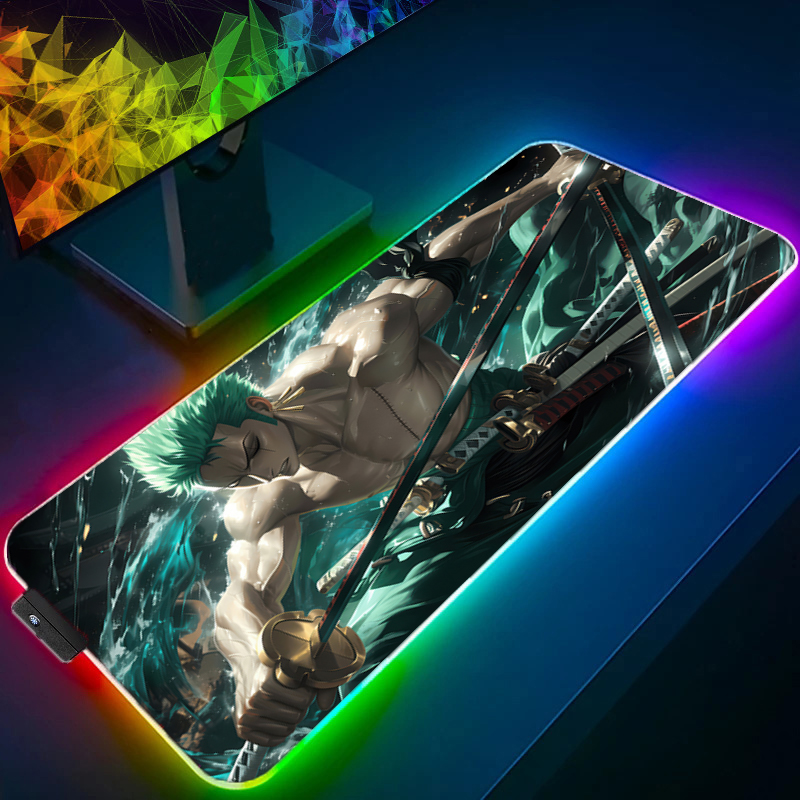 ONE PIECE Zoro Mouse Pad RGB A - Gaming Keyboard No Rgb ulasan dan harga