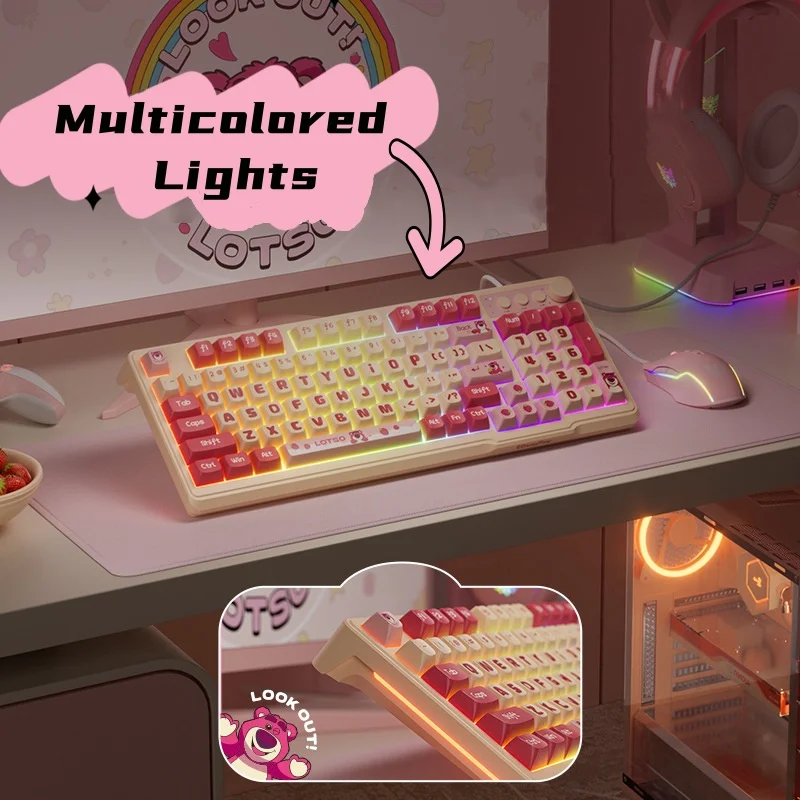 Lotso Keyboard 2.4G Keyboard G - Gaming Keyboard Mouse Set ulasan dan harga
