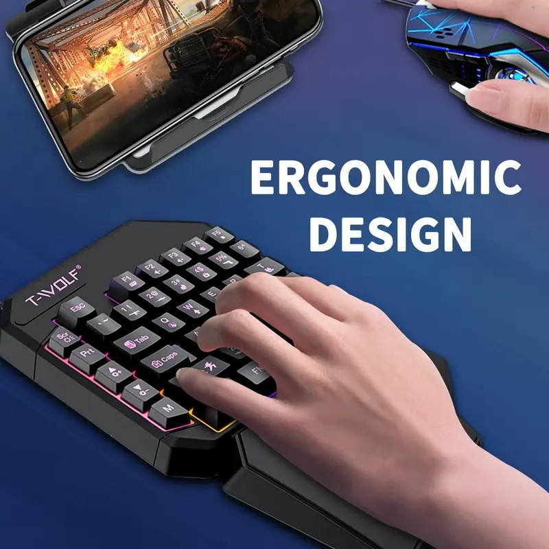FocusOnPC TF900 2-in-1 Mobile  - Gaming Keyboard Mouse Set ulasan dan harga