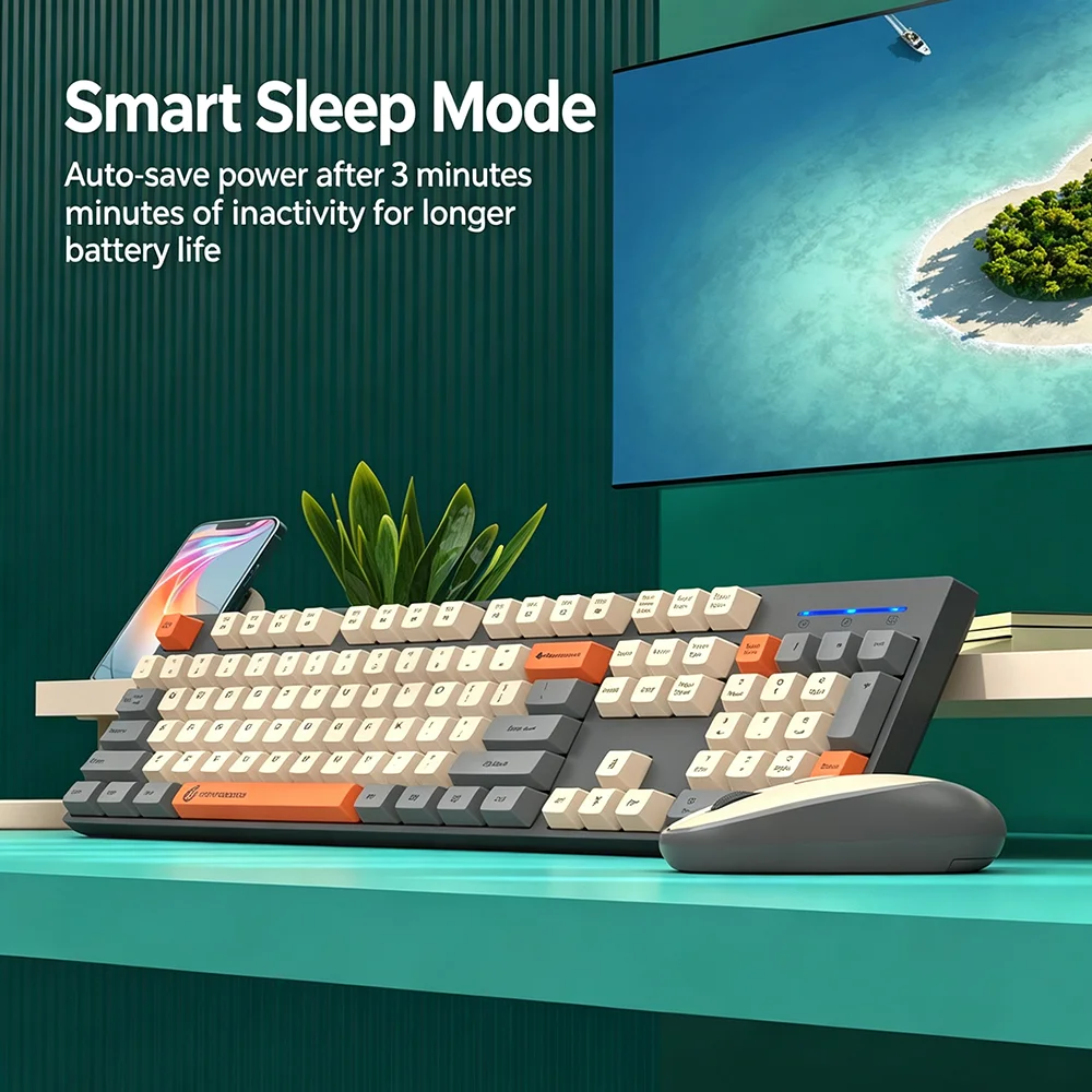 KEBIDUMEI Set Keyboard dan Mou - Gaming Keyboard Mouse Set ulasan dan harga