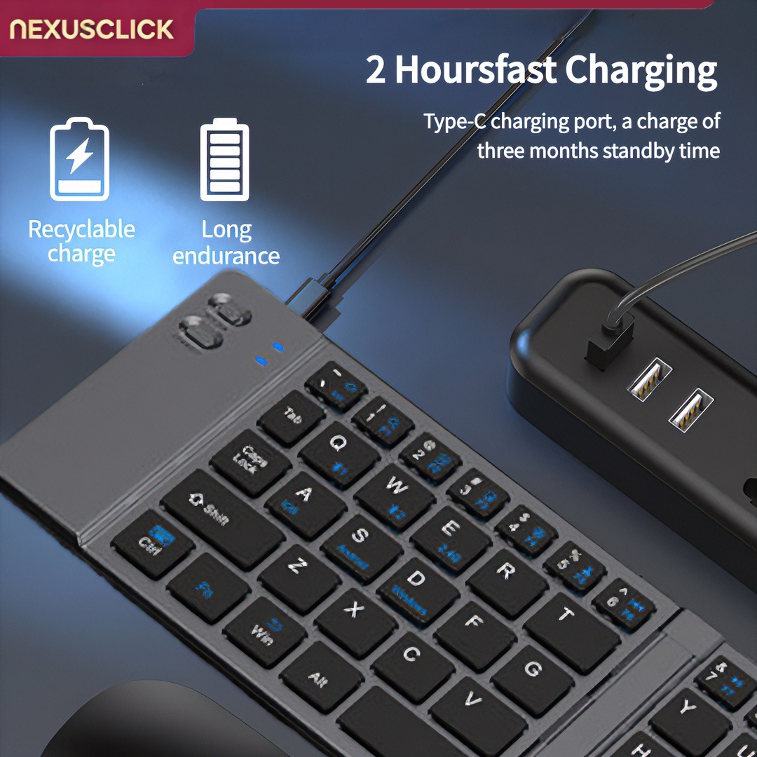 NexusClick Set Keyboard dan Mo - Gaming Keyboard And Mouse Combo Wireless ulasan dan harga