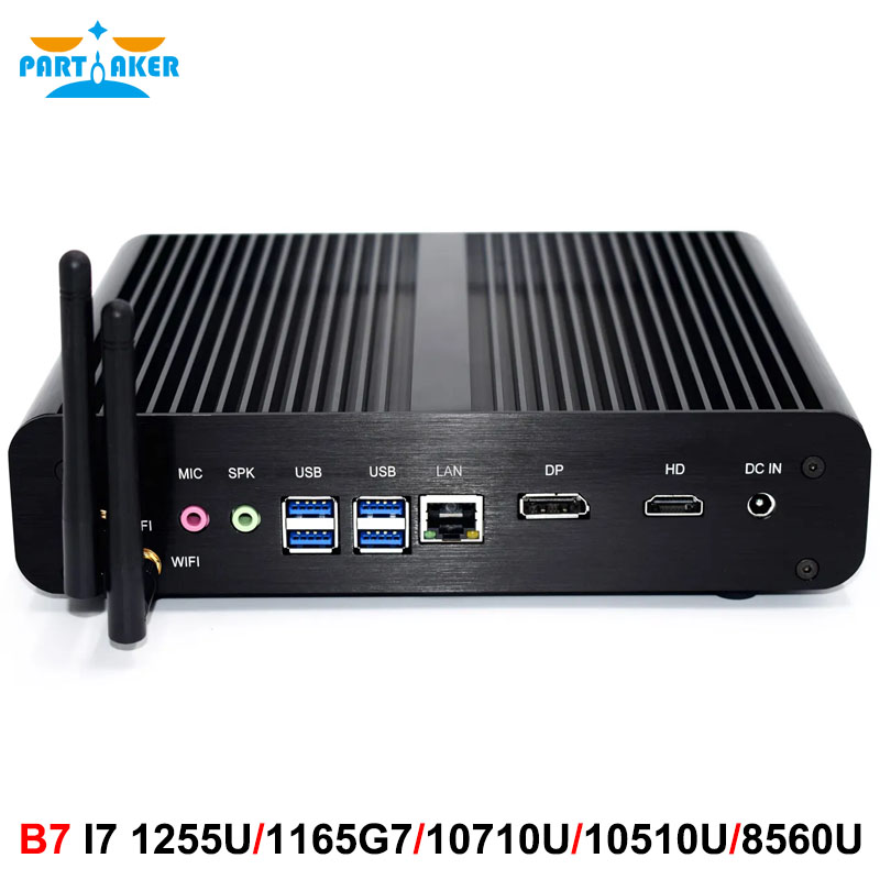 Partaker Mini PC Tanpa Kipas G - Intel Cpu Core I7 ulasan dan harga