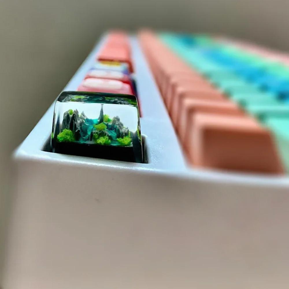 Keycap Gunung dan Laut Resin A - Gaming Keyboard No Rgb ulasan dan harga