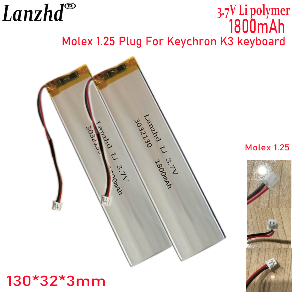 1-20 Buah Baterai Polimer Li 3 - Gaming Keyboard Tester ulasan dan harga