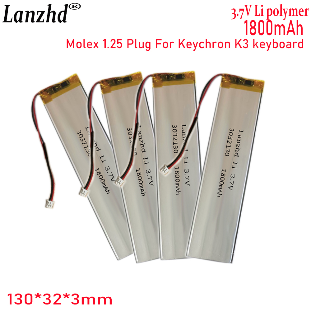 1-20 Buah Baterai Polimer Li 3 - Gaming Keyboard Tester ulasan dan harga