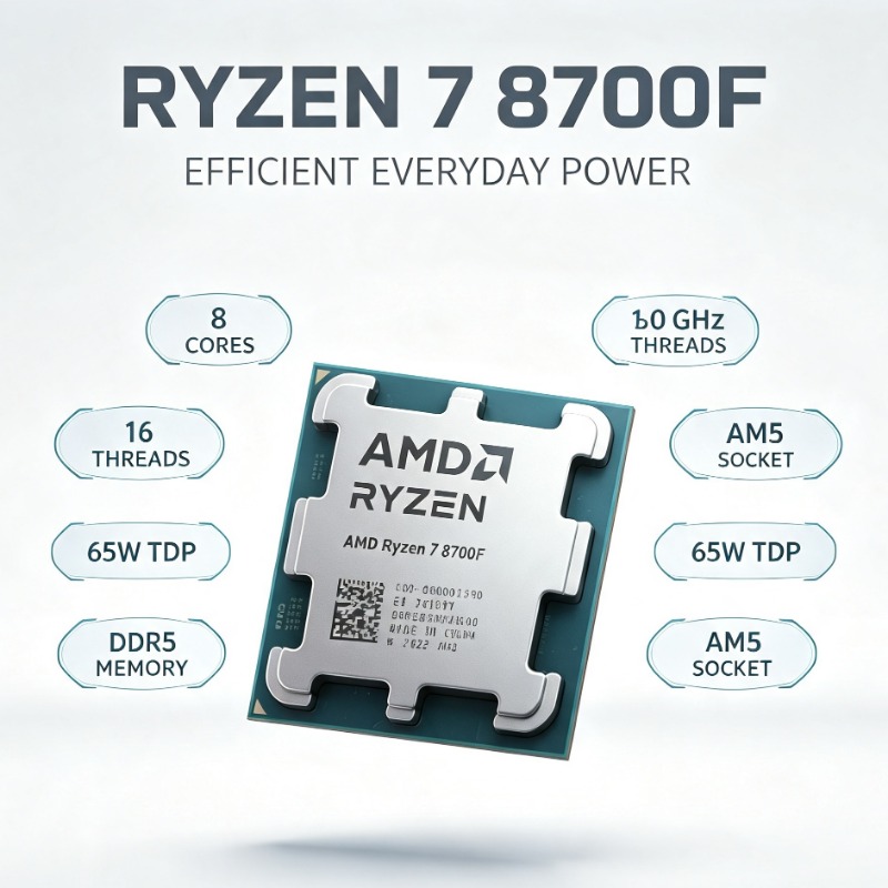 Prosesor Ryzen 7 8700F Proses  - Amd Cpu Ryzen 7 ulasan dan harga