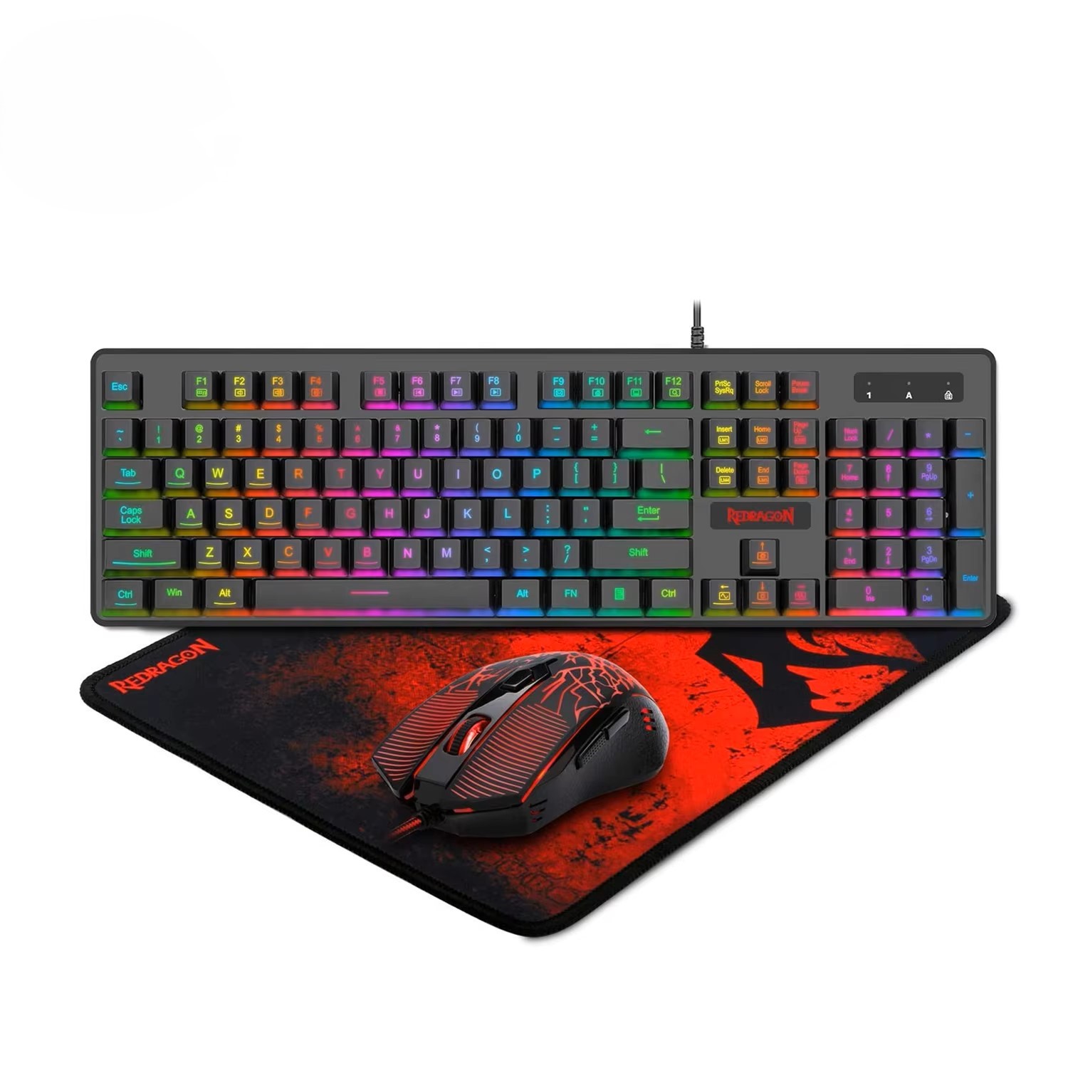Redragon S107 RGB Gaming Keybo - Gaming Keyboard No Rgb ulasan dan harga